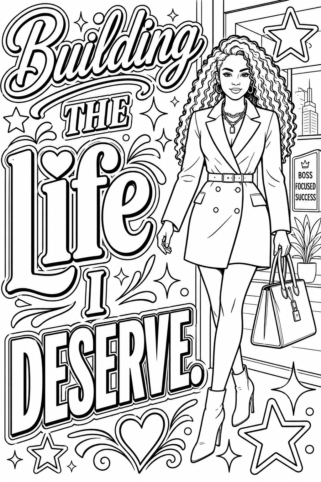 Building the Life I Deserve coloring page